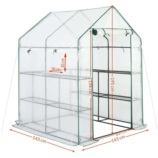 Gewächshaus Folly 195x143x143cm