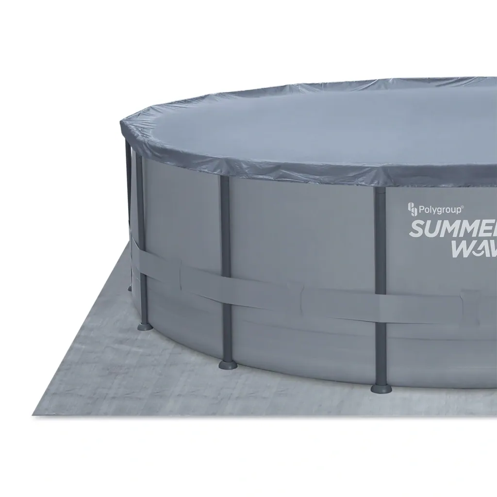 Summer Waves Elite Frame Pool Ø488 x 122 cm anthrazit