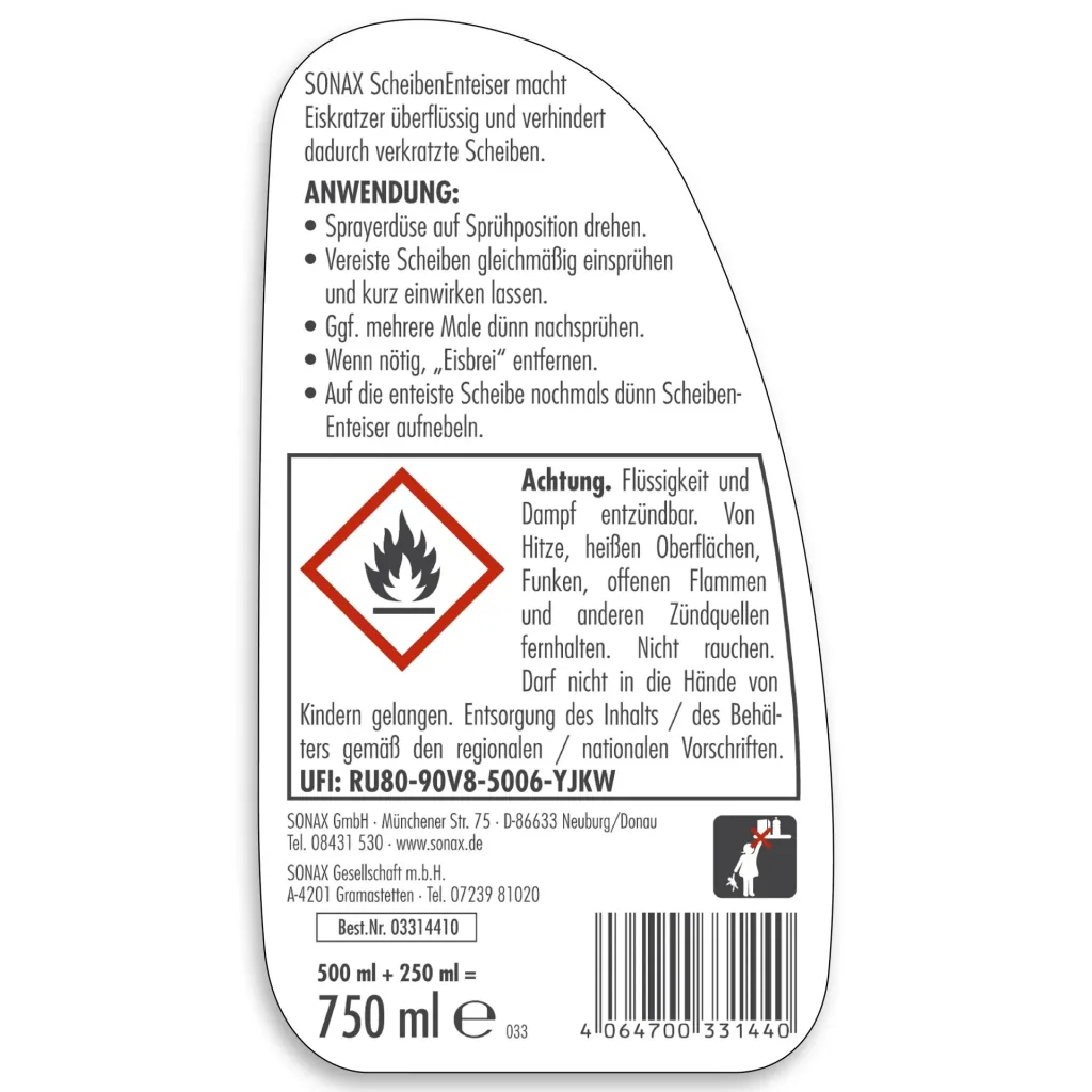 Scheibenenteiser 750 ml