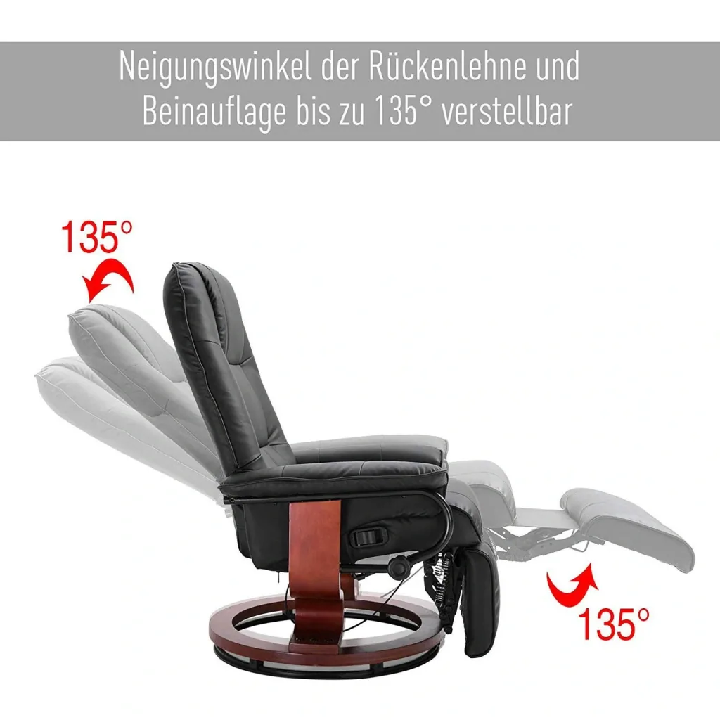 Relaxsessel mit rundem Holzfuß