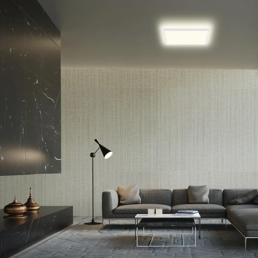 Ultraflaches LED Panel, viereckig, 29,3 cm, 2400 Lumen, 18 Watt, weiß