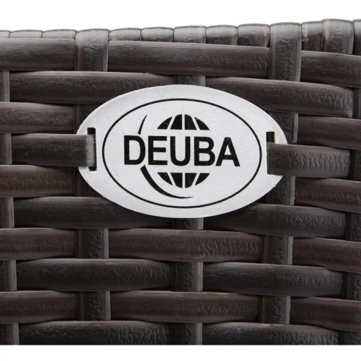 Polyrattan Pflanzgefäß - 2er Set - Braun