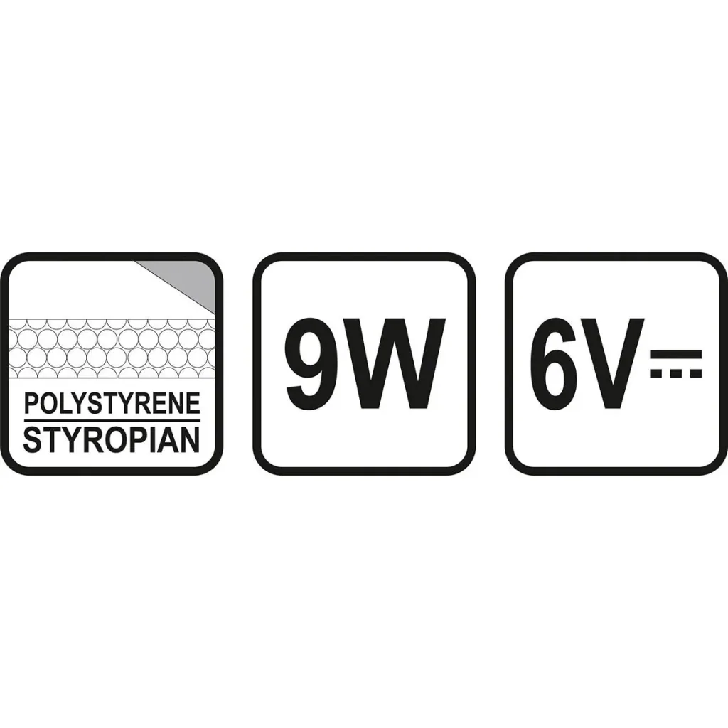 Lötkolben - Styroporschneider - 9W - 6V - Kabellos mit Halter