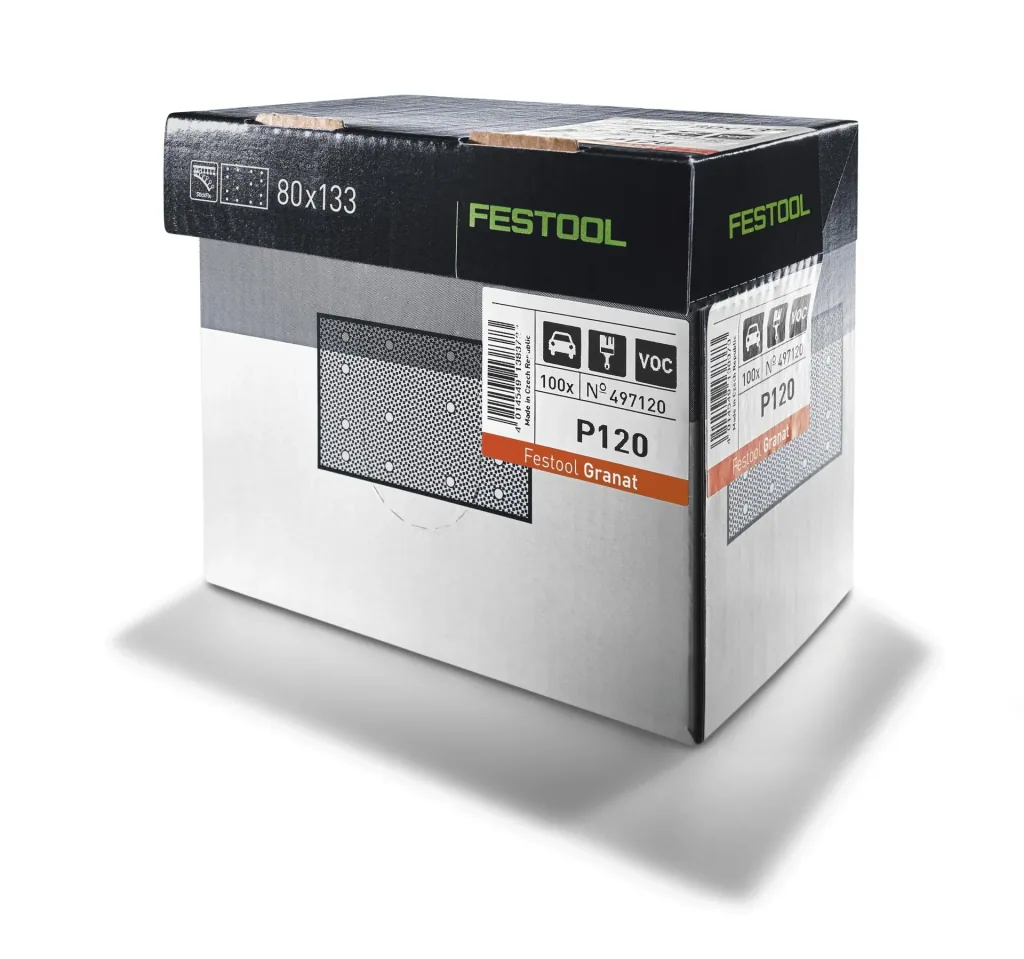 Schleifstreifen STF 80 x 133 P 80, 50 Stück