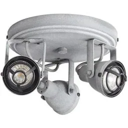 Deckenleuchte Bente 3-lichts industriell beton gris inkl. 3 x 4W LED Ø 21,5 cm