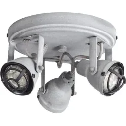Deckenleuchte Bente 3-lichts industriell beton gris inkl. 3 x 4W LED Ø 21,5 cm