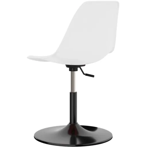 Esstischstühle drehbar 2tlg. PP weiß