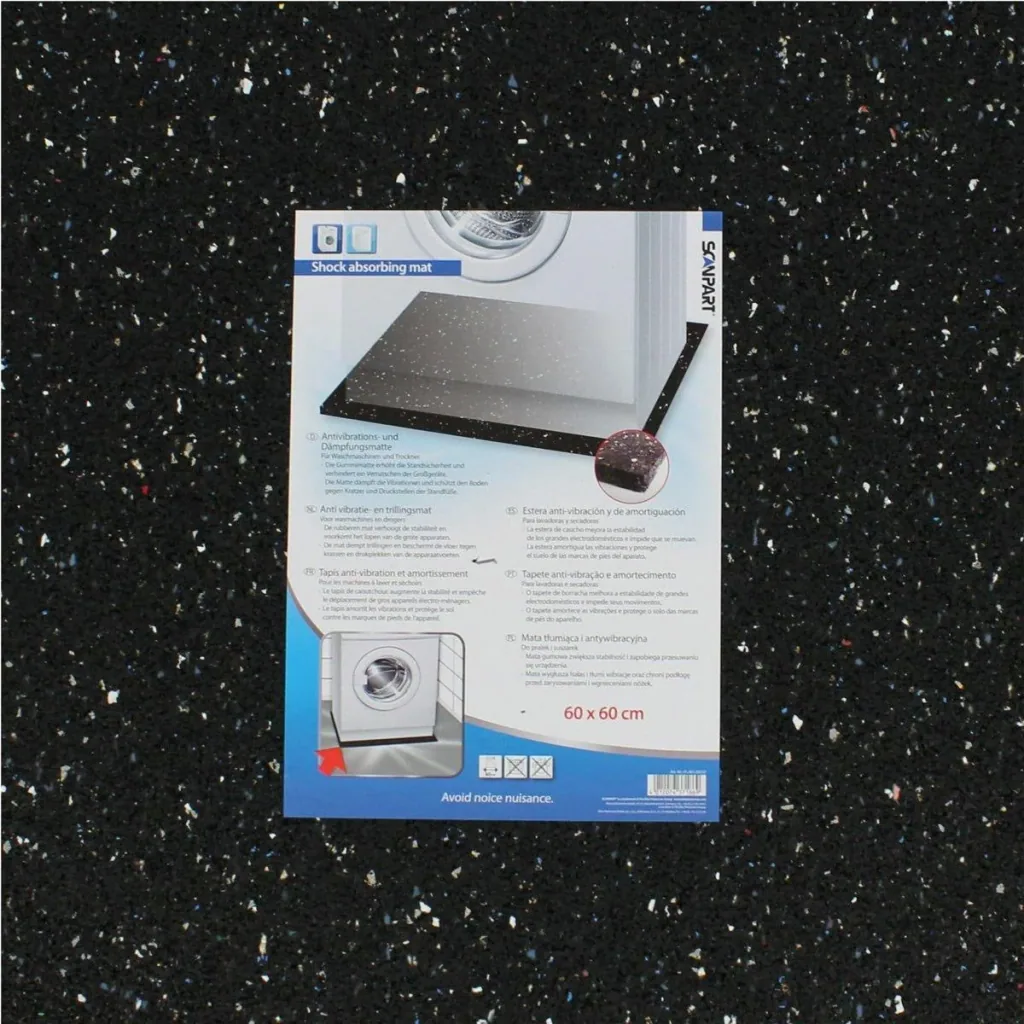 Anti Vibrationsmatten-Waschmaschine 60x60x0.8cm