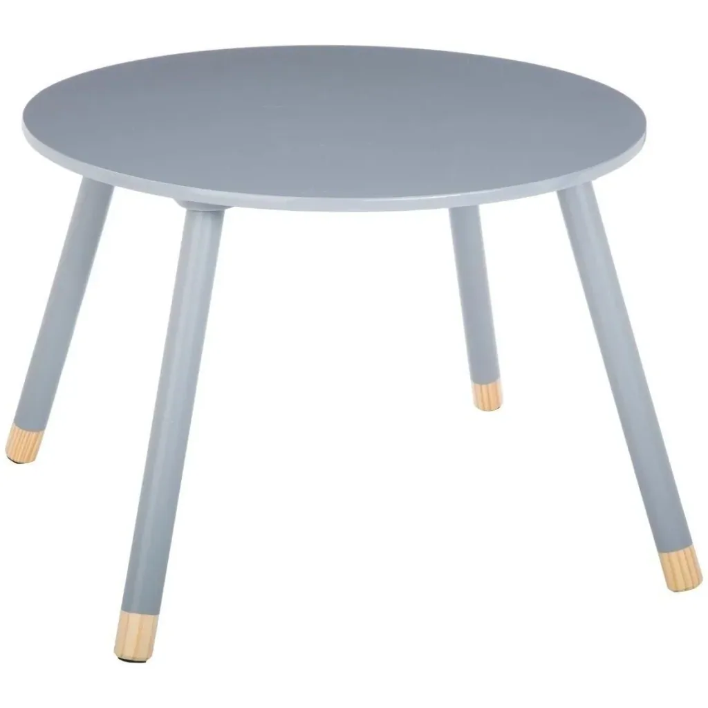 NL SET - 1x Hochstuhl und Kindertisch - Grau