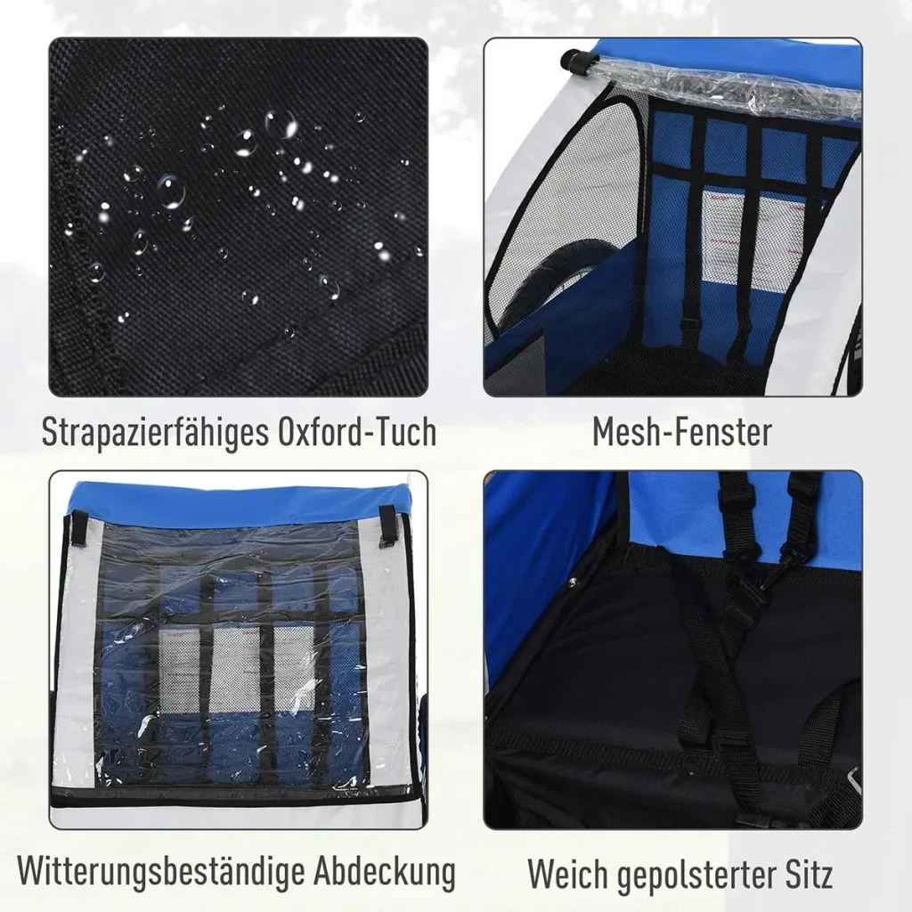 Fahrradanhänger für 2 Kinder