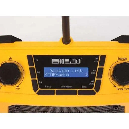 Robustes Baustellenradio - DAB/DAB+/FM - 2 x 2,5 W