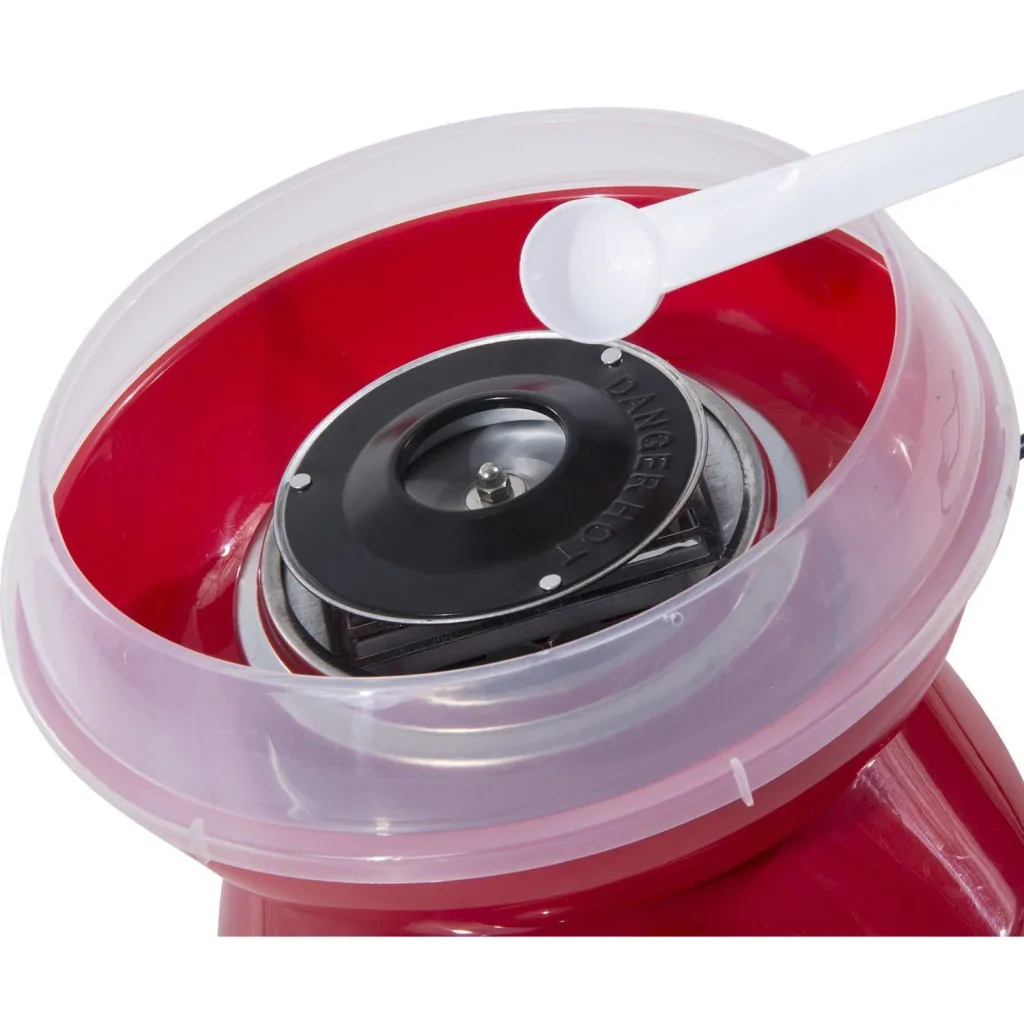 Zuckerwattemaschine Zuckerwattegerät rot
