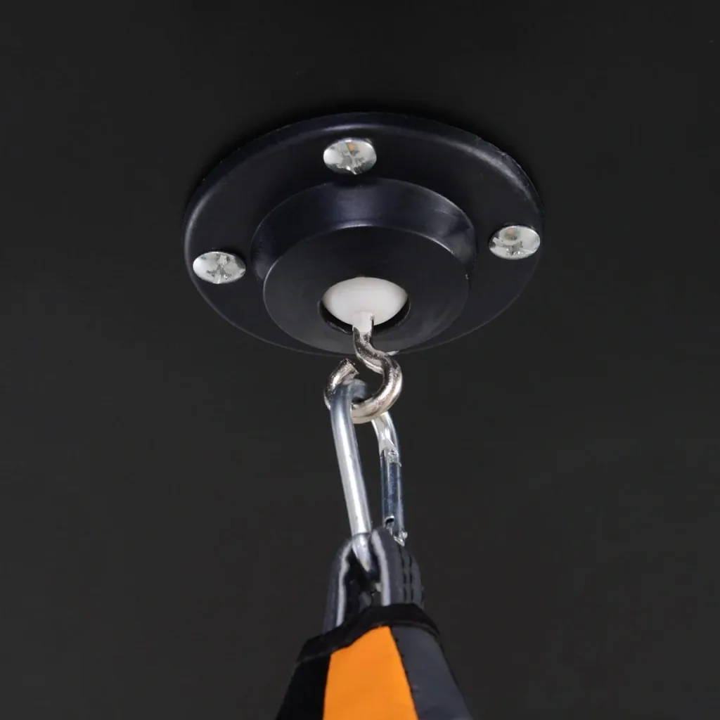 Boxsackständer mit Punchingball schwarz