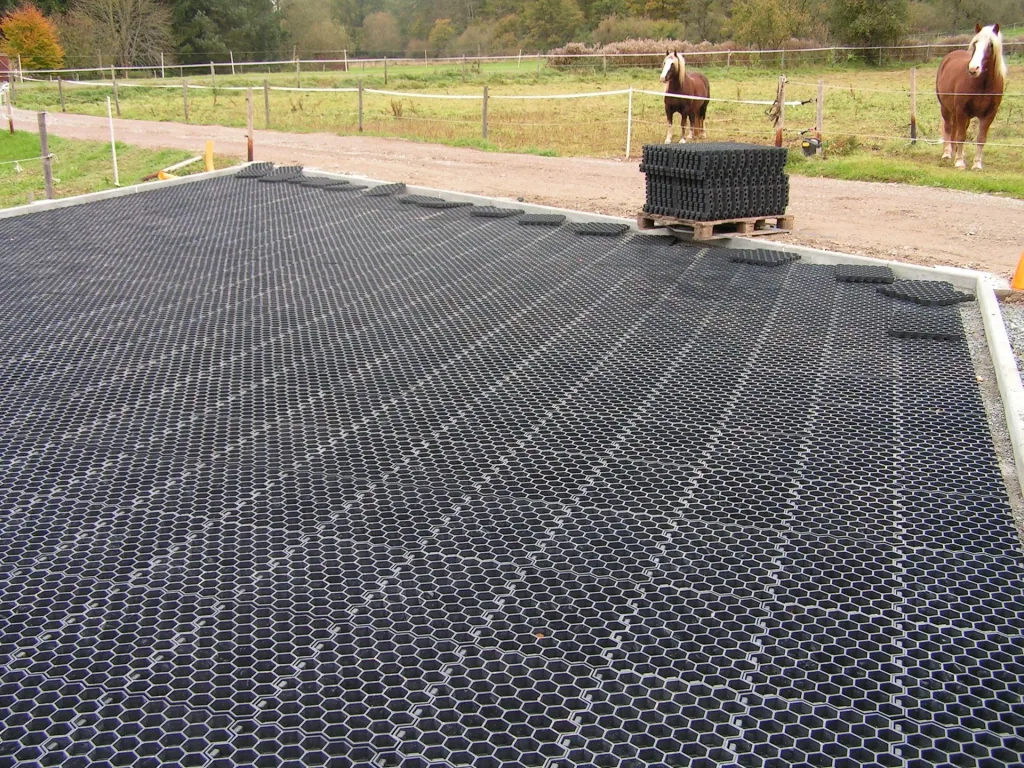 Paddockplatten 5 Stück = 1 m², schwarz
