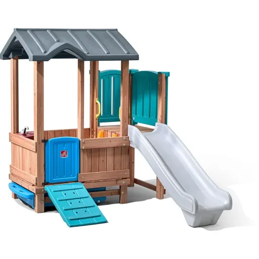 Woodland Adventure Playhouse & Slide