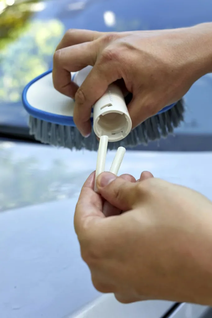 Handwaschbürste WEYER BRUSH - Soft - mit 2 Sprühdüsen