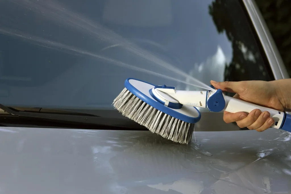 Handwaschbürste WEYER BRUSH - Soft - mit 2 Sprühdüsen