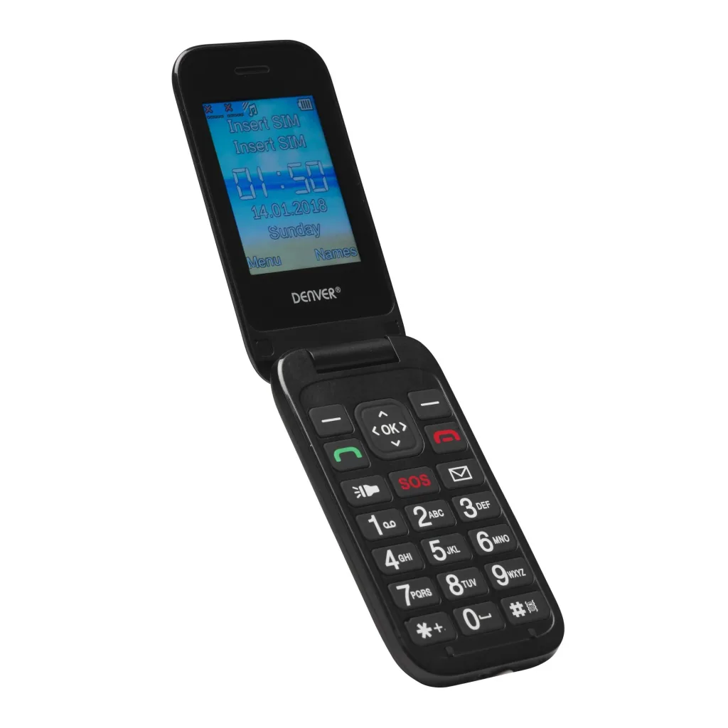 Hochwertiges Klapphandy mit 2,4" Farbdisplay