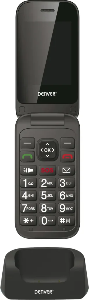 Hochwertiges Klapphandy mit 2,4" Farbdisplay