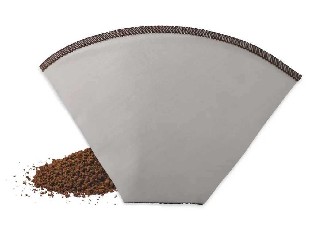 Kaffeedauerfilter, Edelstahlgewebe, faltbar, Größe 4