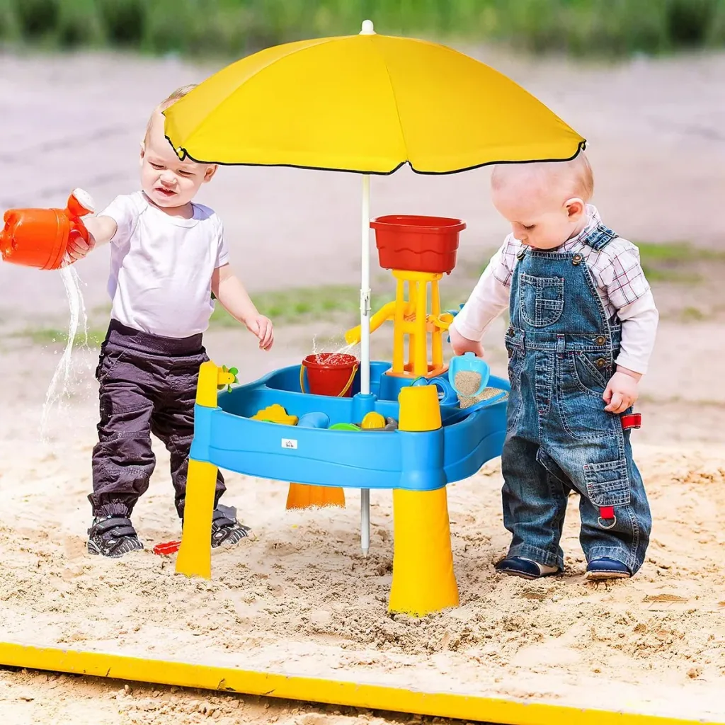 Spieltisch-Set 25-teilig - Kunststoff - 72,5 x 78 x 81,5 cm