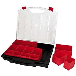 TAYG Sortierbox - 430 x 370 x 85 mm - Mit 13 herausnehmbaren Fächern