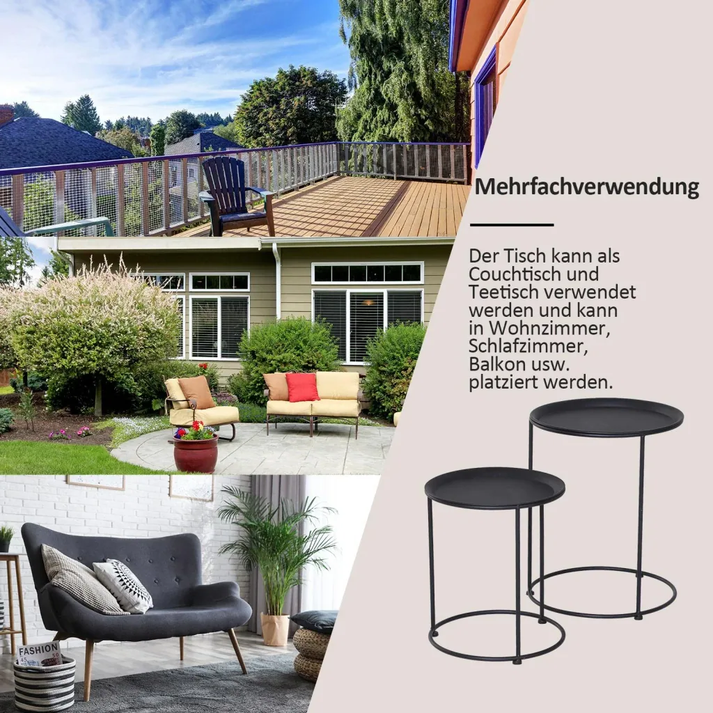 Beistelltisch im 2er-Set