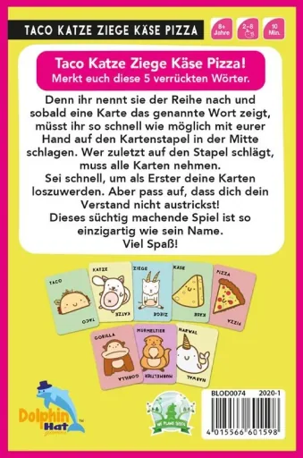 Gesellschaftsspiel Taco Katze Ziege Käse Pizza