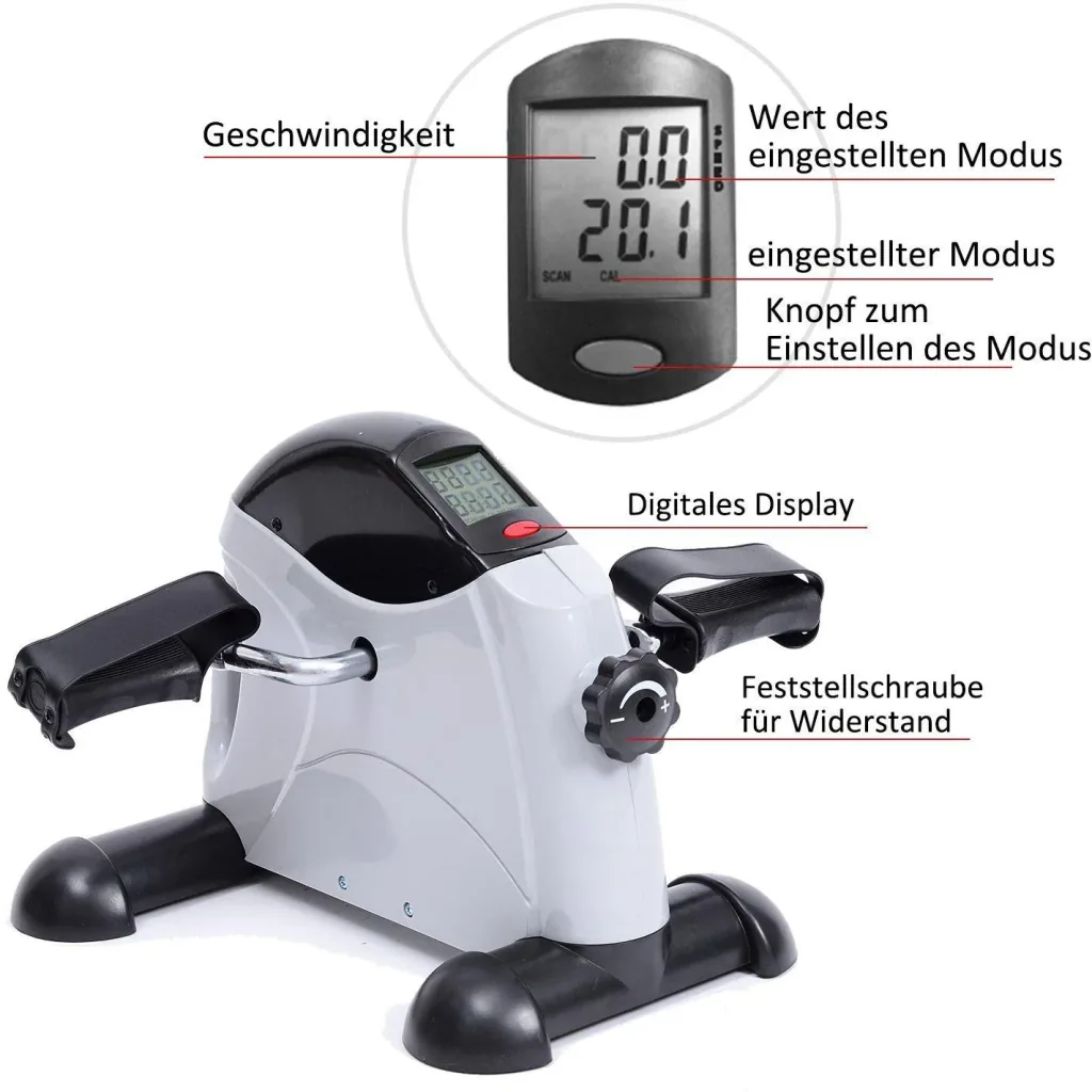 Heimtrainer Mini Bike Fitnessgerät Hometrainer Fahrradtrainer