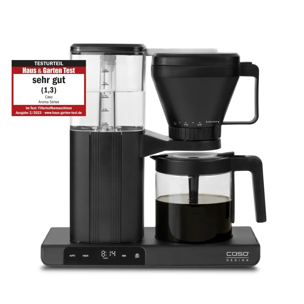 Filterkaffeemaschine "Aroma Sense", 10 Tassen, 1,25 Liter, 1550 Watt