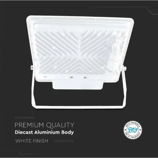 VT-158S LED-Flutlicht mit Sensor - 50W - 4000 Lm - 6500K - Weiß