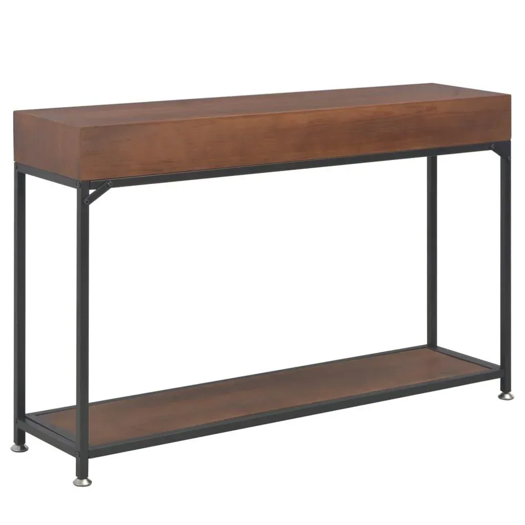 Wandtisch mit 3 Schubladen 120x30x76 cm Kiefer massiv
