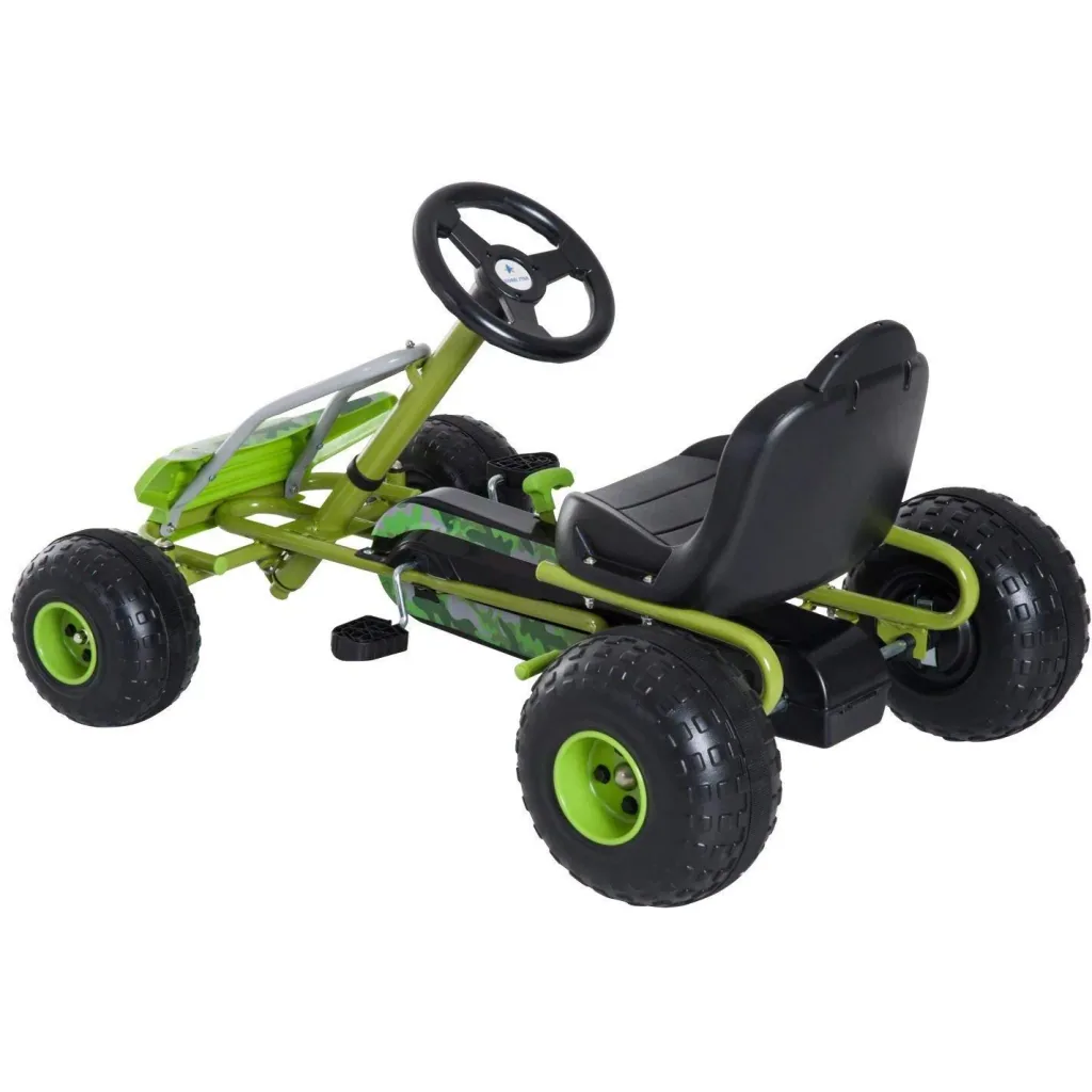 Tretauto Go Kart Tretfahrzeug ab 3 Jahre Grün