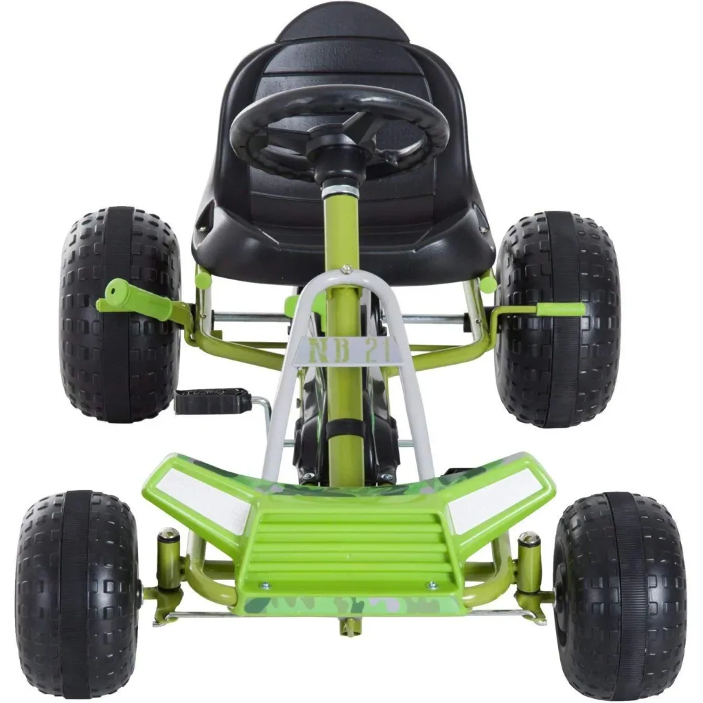 Tretauto Go Kart Tretfahrzeug ab 3 Jahre Grün