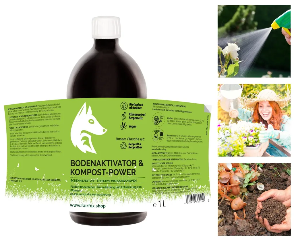 Bodenaktivator und Kompost-Power, 1 l, 2er Set