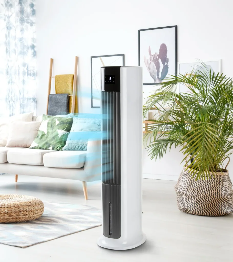 Luftkühler - Turmventilator mit 7 l Wassertank