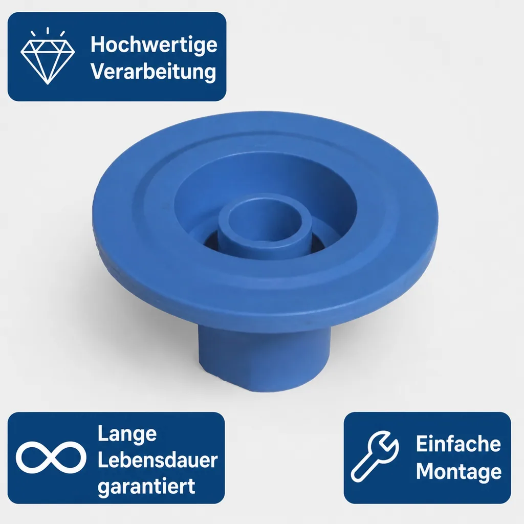 Zapfkopfreinigungsadapter Flach/Kombi - 5/8" IG aus Kunststoff