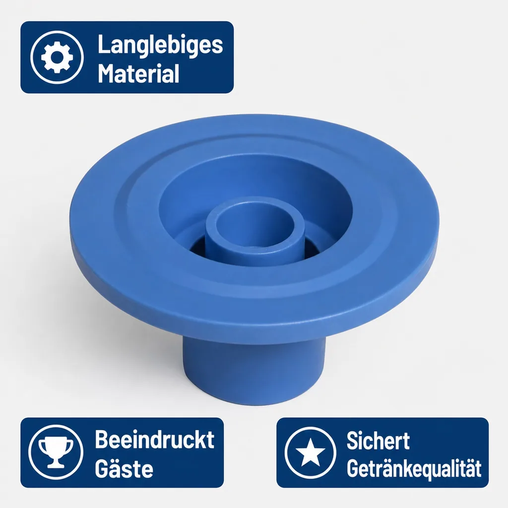 Zapfkopfreinigungsadapter Flach/Kombi - 5/8" IG aus Kunststoff