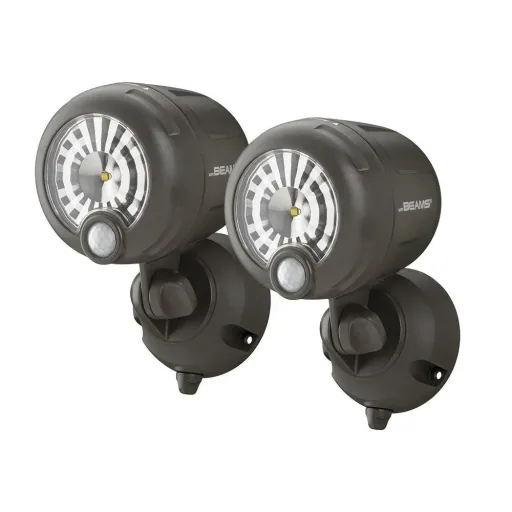 LED Scheinwerfer mit Bewegungsmelder MB360XT 2er Pack braun 200 Lumen IP66