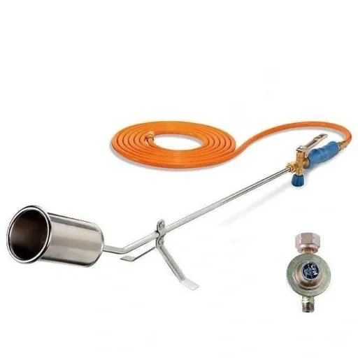 GV900 Unkrautbrenner mit freiem Druckregler. Gasbrenner 1600°C