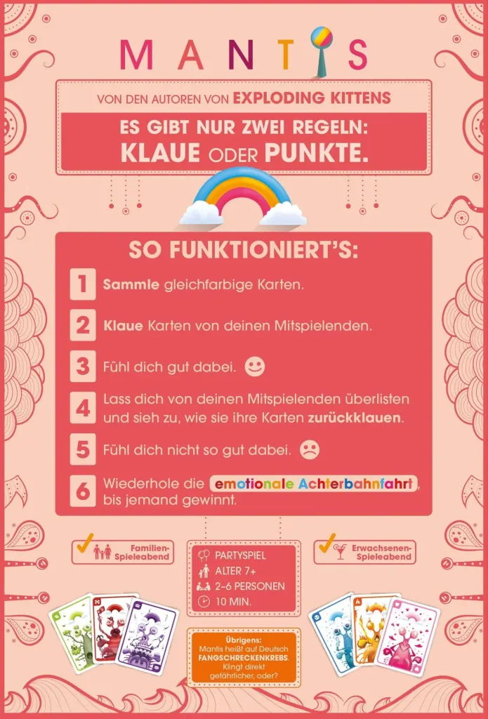 Gesellschaftsspiel Mantis