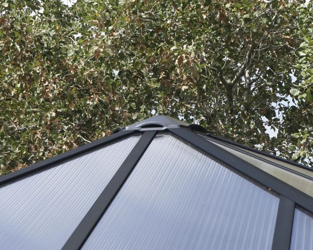 Pavillon „Palermo™ 3000“, Anthrazit, 295 x 295 x 276 cm