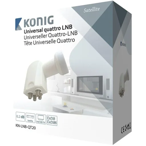 Universal-LNB Quattro 0.2 dB