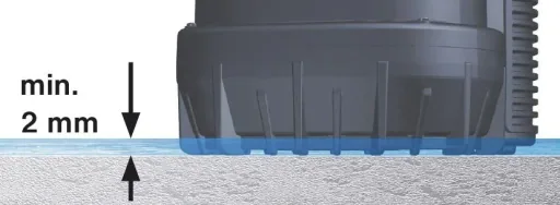 Drainage-Tauchpumpe Integra 8000, flachabsaugend bis 2 mm, bis 8.000 l/h Fördermenge