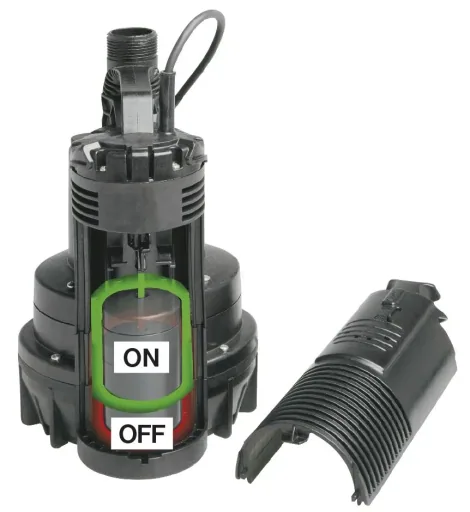 Drainage-Tauchpumpe Integra 8000, flachabsaugend bis 2 mm, bis 8.000 l/h Fördermenge