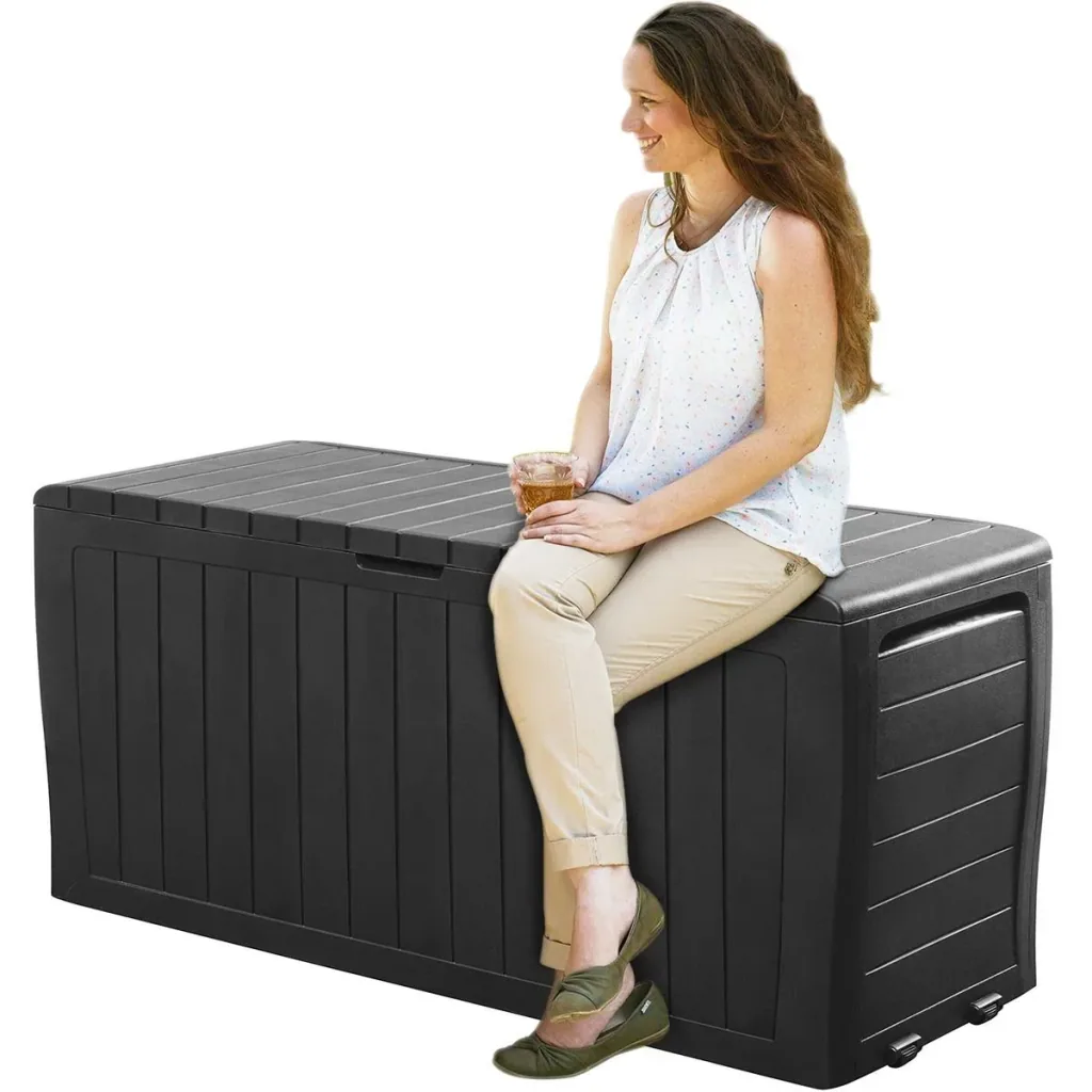 Aufbewahrungsbox Marvel Plus anthrazit 117x45x57cm mit Rollen