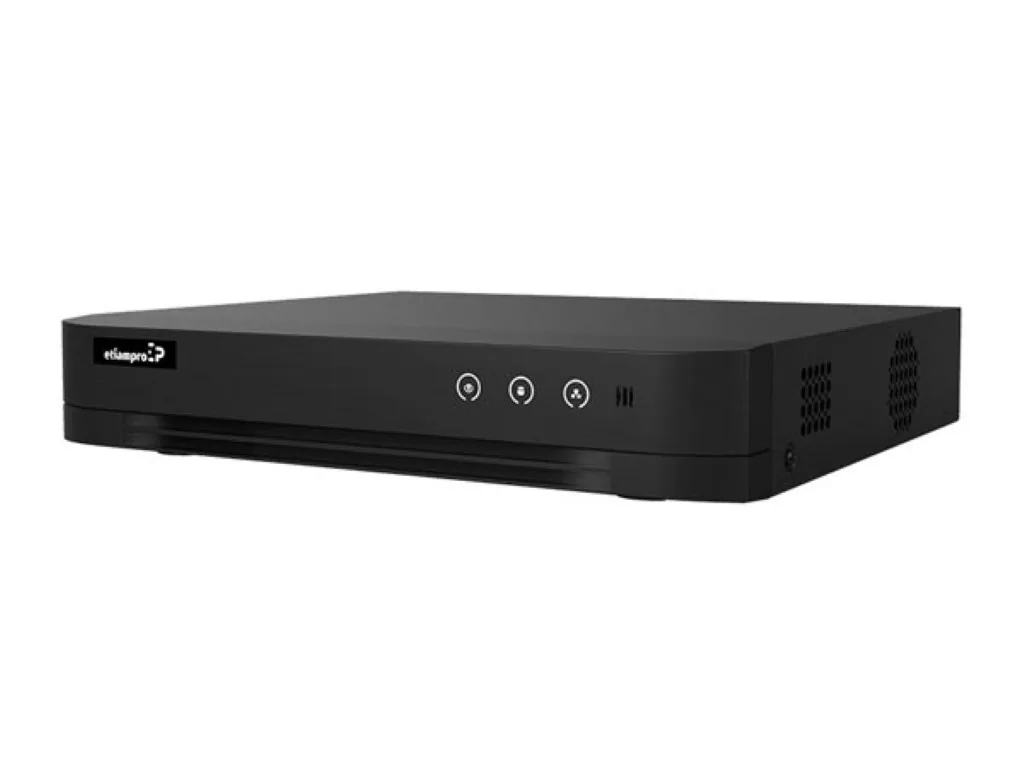 4-Kanal-DVR (Digitaler Videorekorder), Plug-&-Play-Einrichtung, 4 Schnittstellen, H.265+-Komprimierung, unterstützt 8-MP-Auflösung, Fernzugriff und -verwaltung über die Guarding-Vision-App, ideal für effektives Zuhause