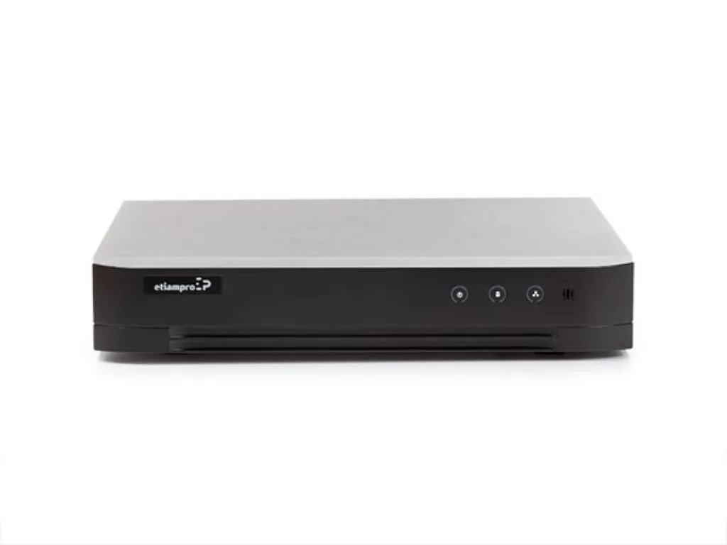 4-Kanal-DVR (Digitaler Videorekorder), Plug-&-Play-Einrichtung, 4 Schnittstellen, H.265+-Komprimierung, unterstützt 8-MP-Auflösung, Fernzugriff und -verwaltung über die Guarding-Vision-App, ideal für effektives Zuhause