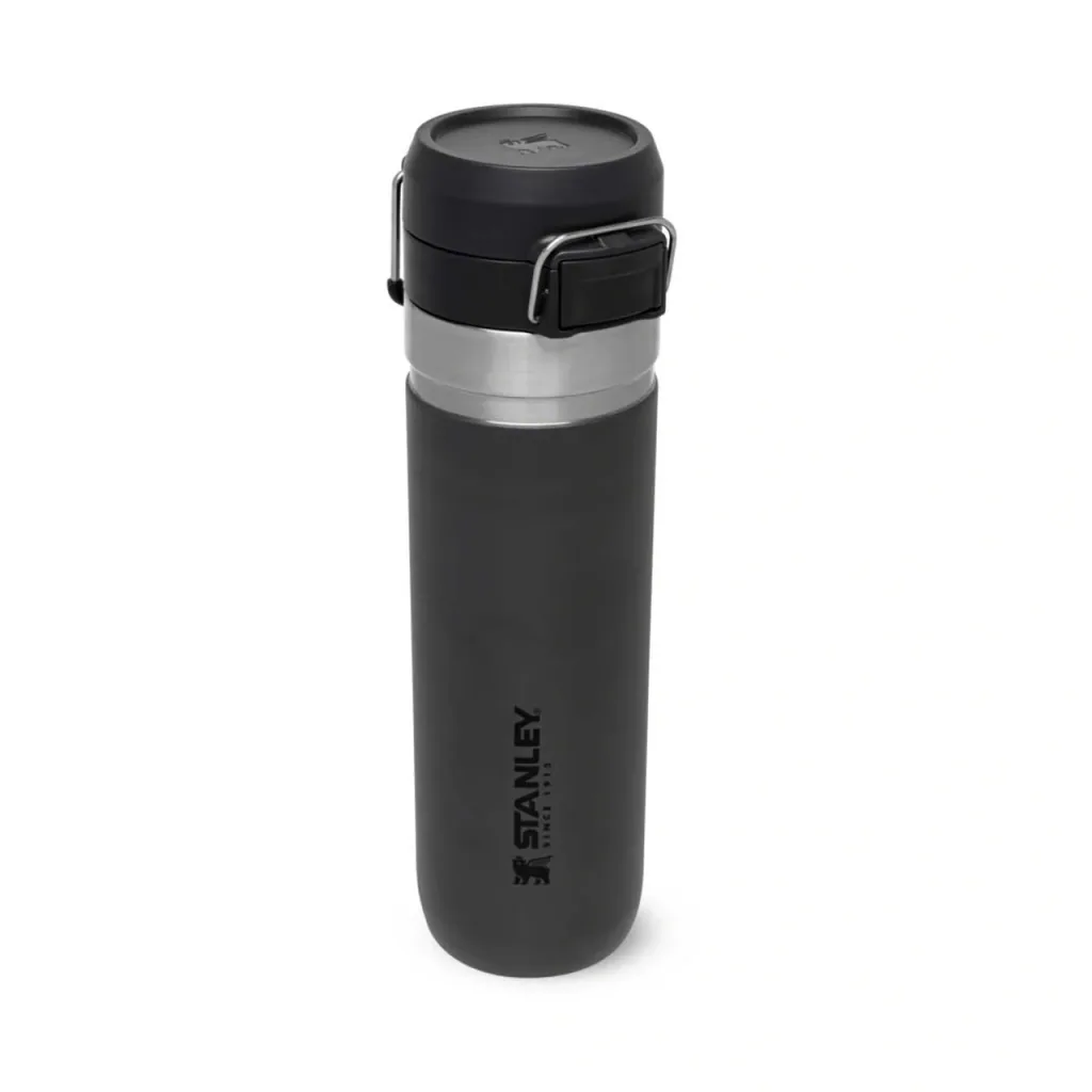 Quick Flip Water Bottle 0,7 l, Charcoal, Vakuumisolierung, Sicherheitsverschluss