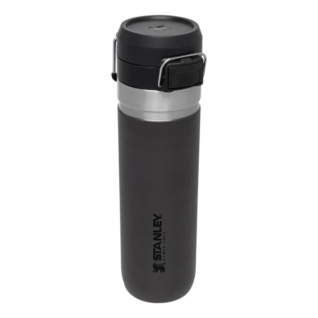 Quick Flip Water Bottle 0,7 l, Charcoal, Vakuumisolierung, Sicherheitsverschluss